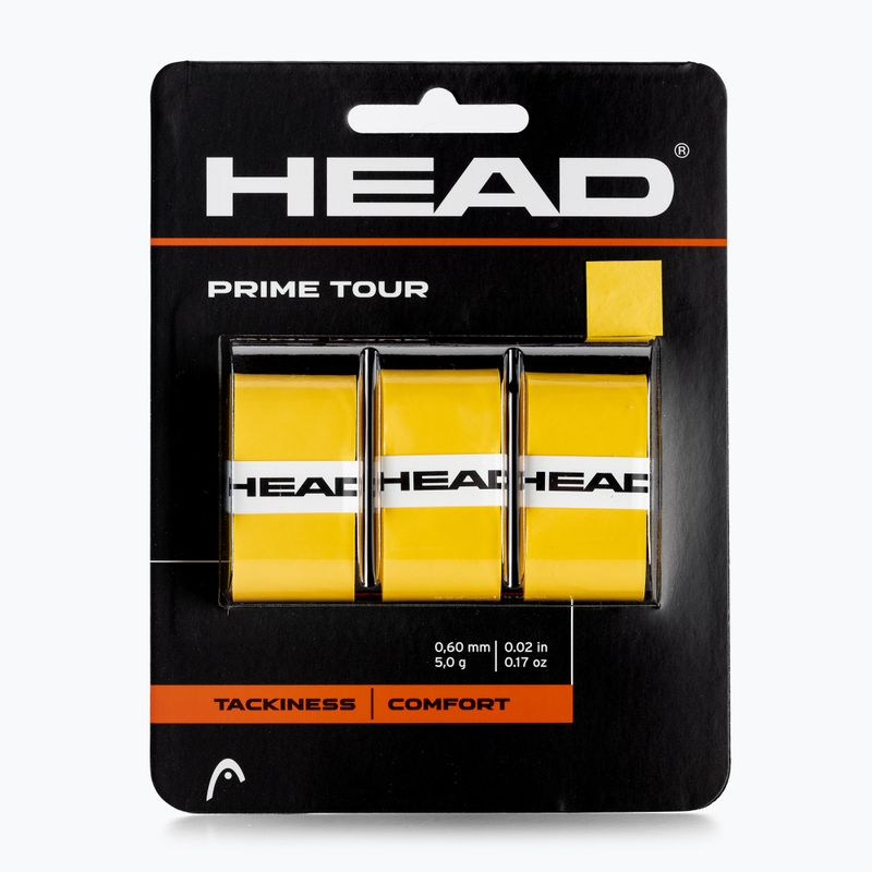 Copri racchette da tennis HEAD Prime Tour 3 pz. giallo