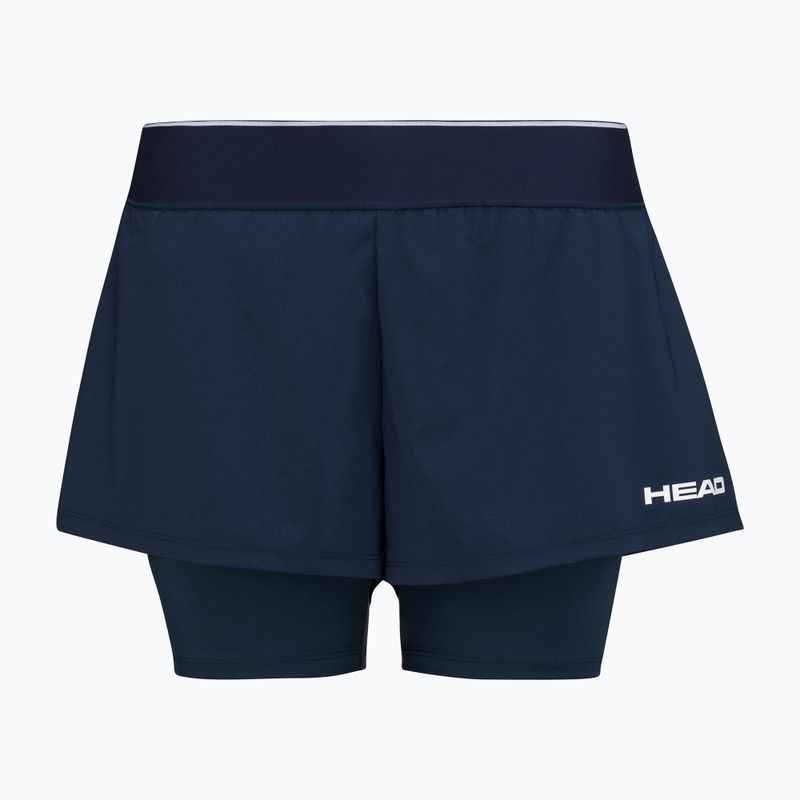 Pantaloncini da tennis HEAD Dynamic da donna blu scuro