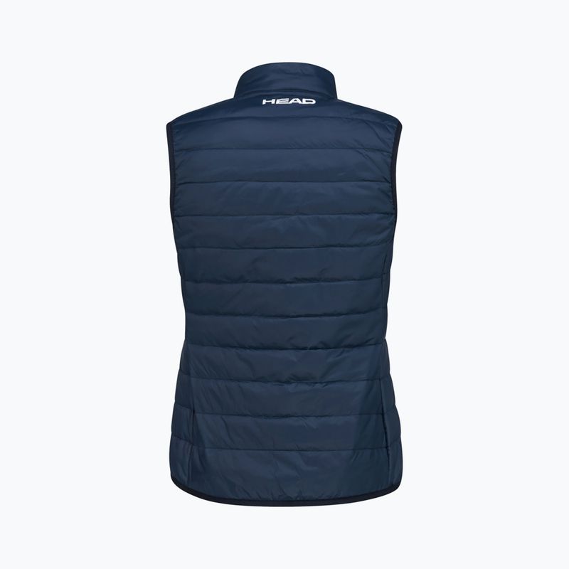 Gilet da tennis HEAD Stay Lightweight da donna blu scuro 2