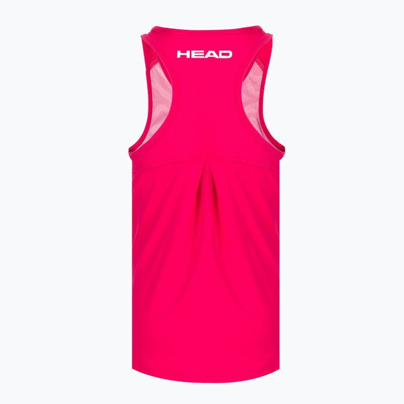 HEAD Agility Tank Top magenta/print vision maglia da tennis per bambini 2