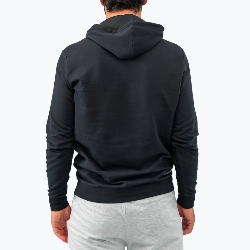 Felpa da tennis da uomo HEAD Club Byron Hoodie nero 2