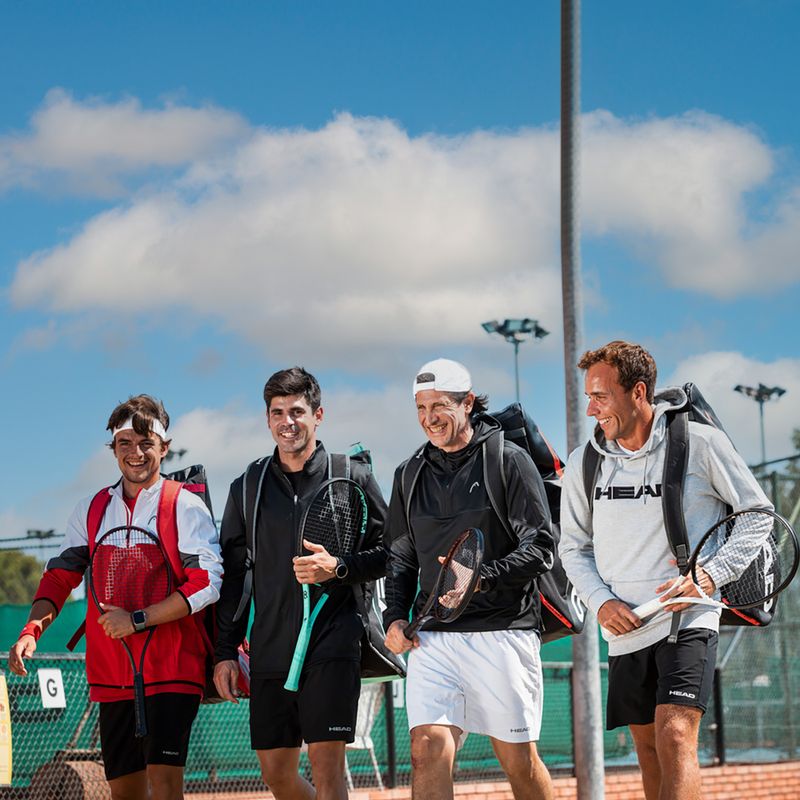 Felpa da tennis da uomo HEAD Club Byron Hoodie grigio/melange 6