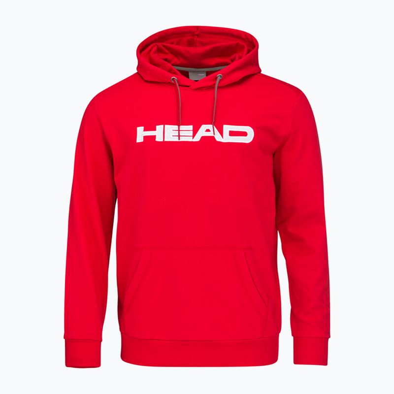 Felpa da tennis da uomo HEAD Club Byron Hoodie rosso
