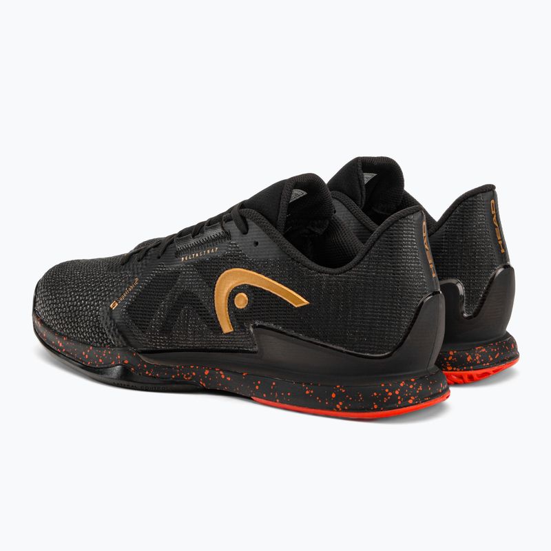 Scarpe da tennis da uomo HEAD Sprint Pro 3.5 SF nero/arancio 3