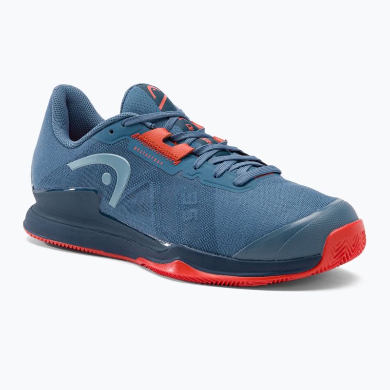 Scarpe da tennis da uomo HEAD Sprint Pro 3.5 Clay bluestone/orange