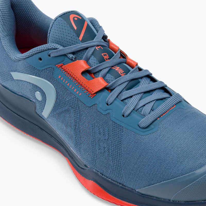 Scarpe da tennis da uomo HEAD Sprint Pro 3.5 Clay bluestone/orange 7