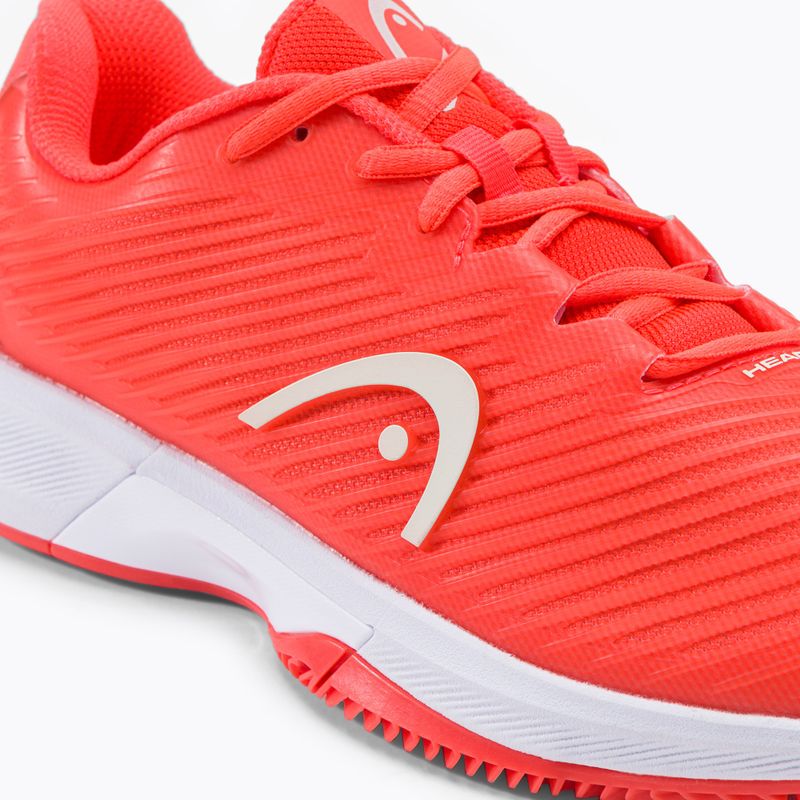 Scarpe da tennis HEAD Revolt Pro 4.0 Clay coral/bianco da donna 7