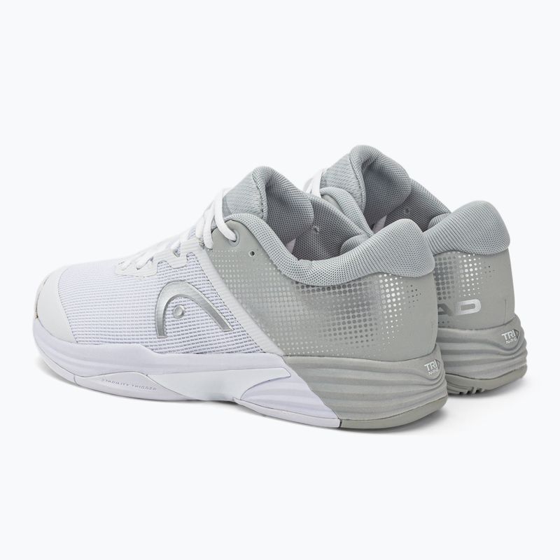 Scarpe da tennis da donna HEAD Revolt Evo 2.0 bianco/grigio 3