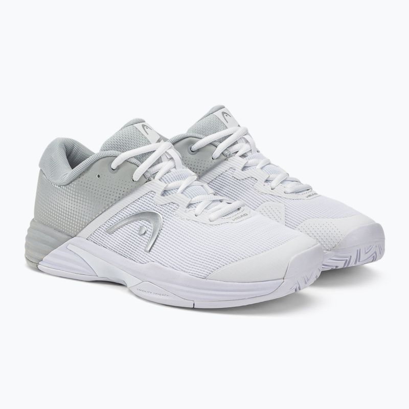 Scarpe da tennis da donna HEAD Revolt Evo 2.0 bianco/grigio 4