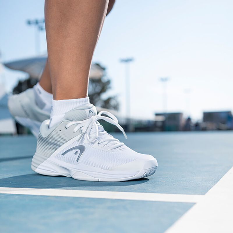 Scarpe da tennis da donna HEAD Revolt Evo 2.0 bianco/grigio 12