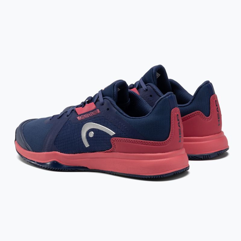 Scarpe da tennis da donna HEAD Sprint Team 3.5 Clay blu scuro/azalea 3