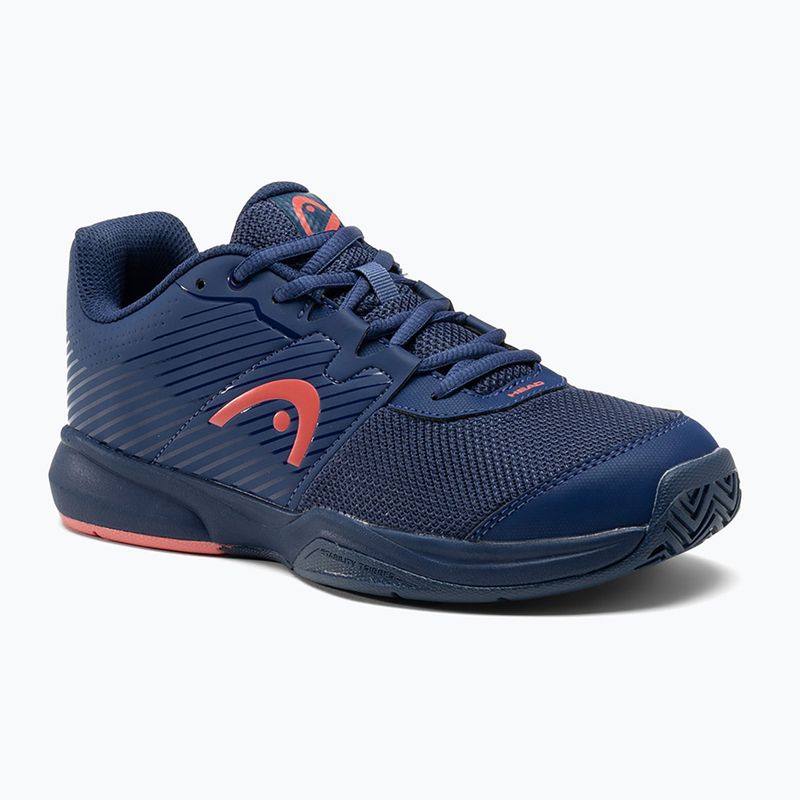 Scarpe da tennis HEAD Revolt Court da donna blu scuro/corallo