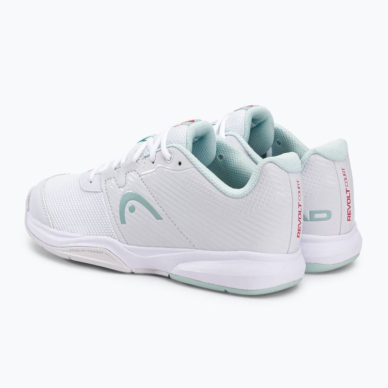 Scarpe da tennis HEAD Revolt Court da donna bianco/grigio 3