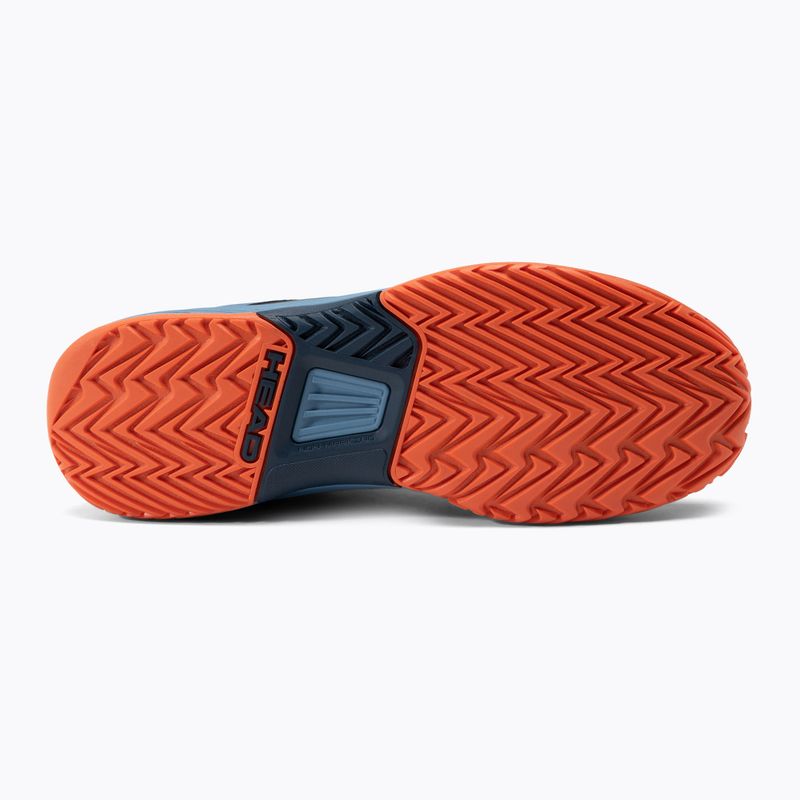 Scarpe da tennis HEAD Revolt Pro 4.0 per bambini bluestone/arancio 4
