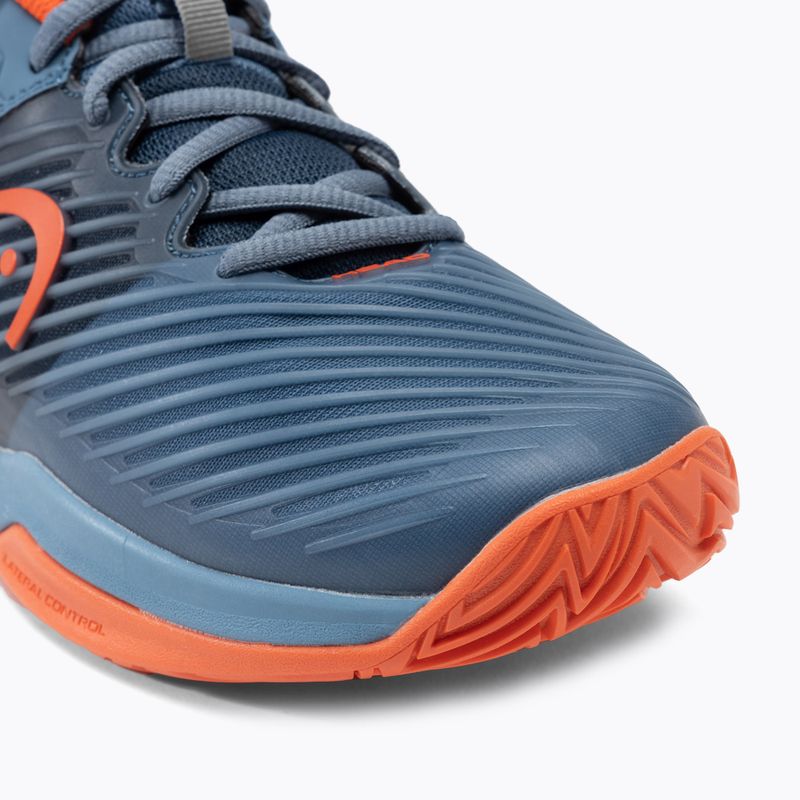 Scarpe da tennis HEAD Revolt Pro 4.0 per bambini bluestone/arancio 7
