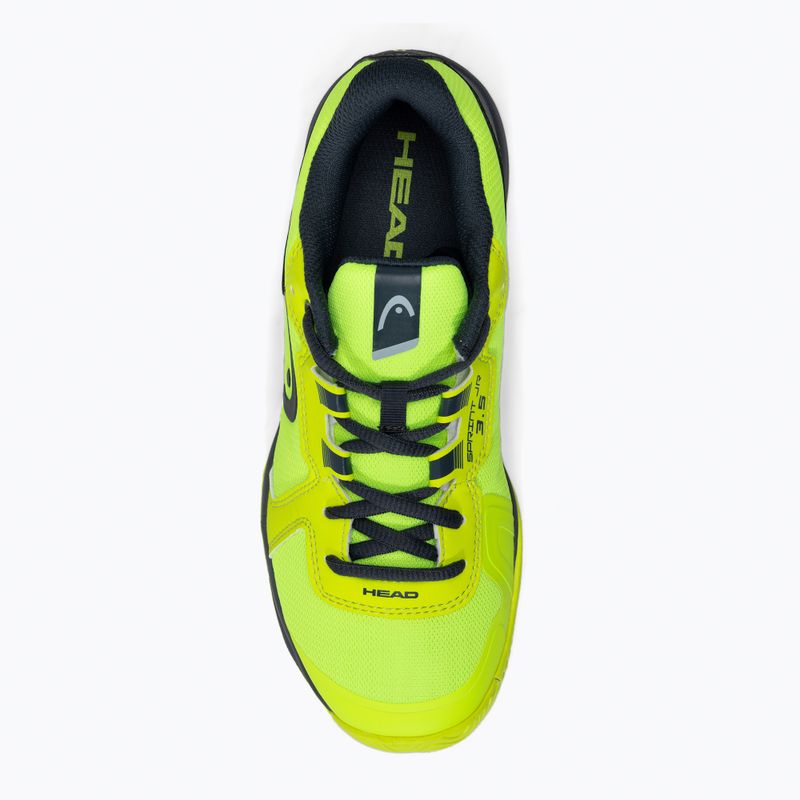 Scarpe da tennis HEAD Sprint 3.5 per bambini giallo/verde 6