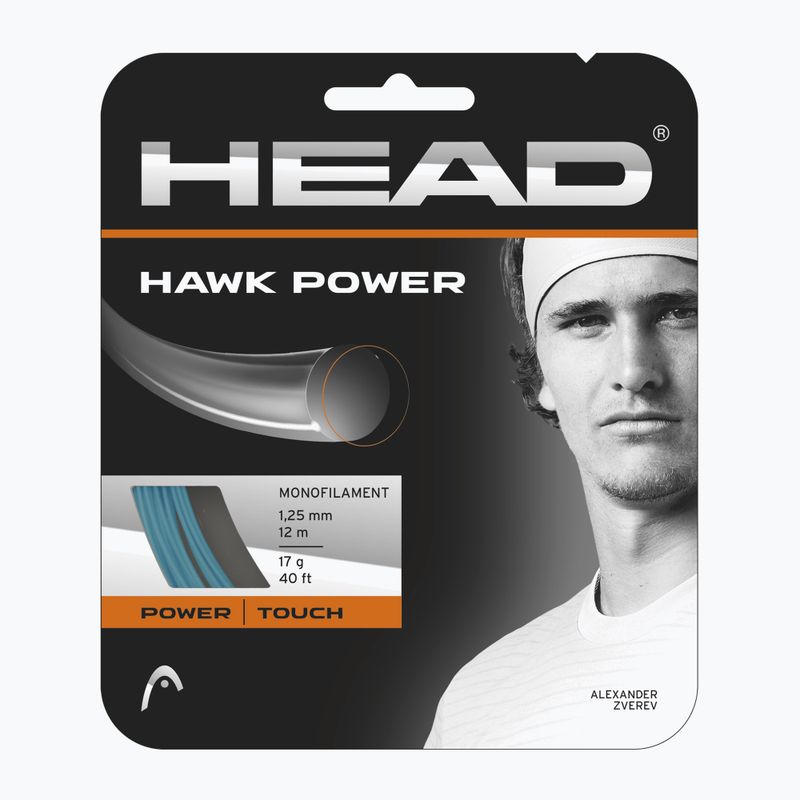 Corda da tennis HEAD Hawk Power 12 m benzina