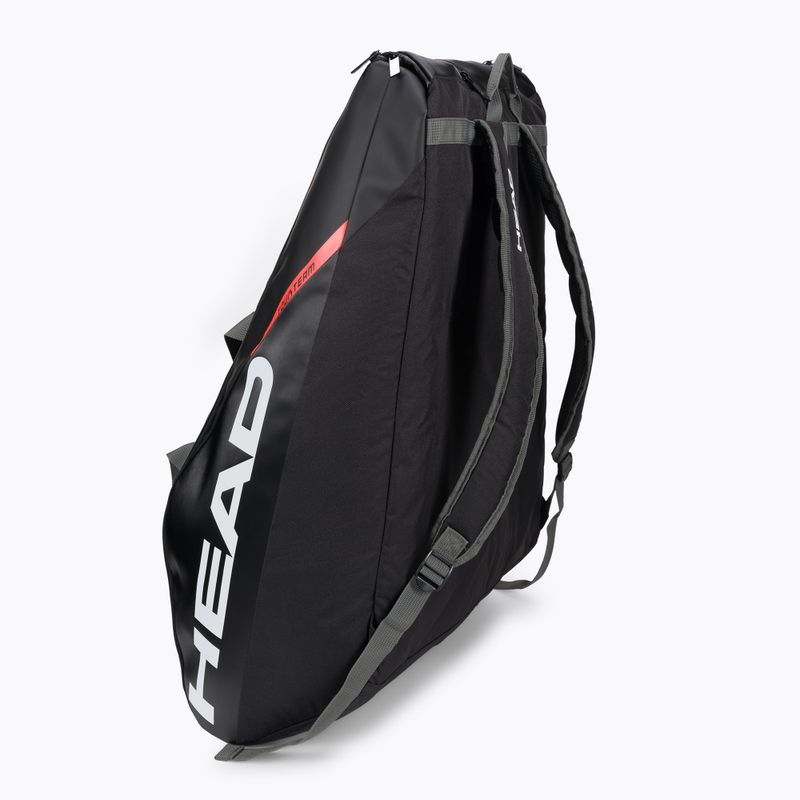 Borsa da tennis HEAD Tour Team 15R 90 l nero/arancio 3