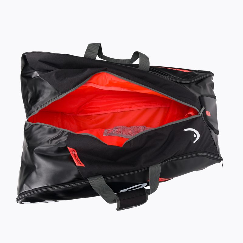 Borsa da tennis HEAD Tour Team 15R 90 l nero/arancio 7