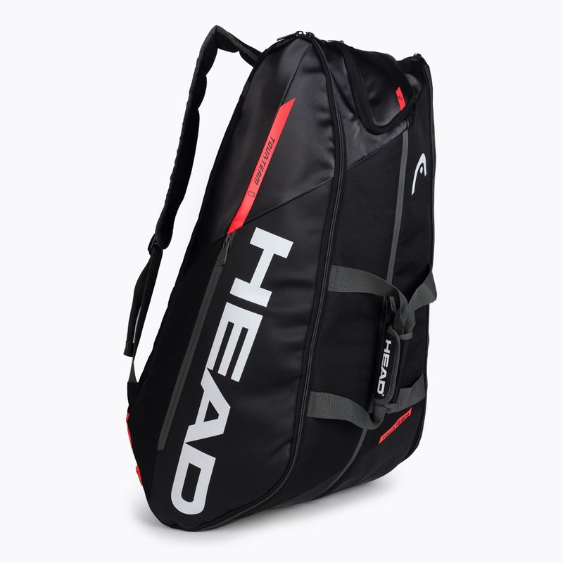 Borsa da tennis HEAD Tour Team 12R 82 l nero/arancio 2