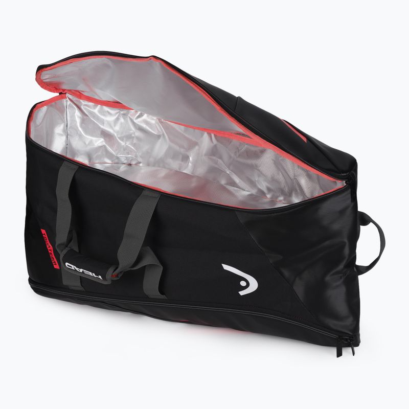 Borsa da tennis HEAD Tour Team 9R 75 l nero/arancio 5