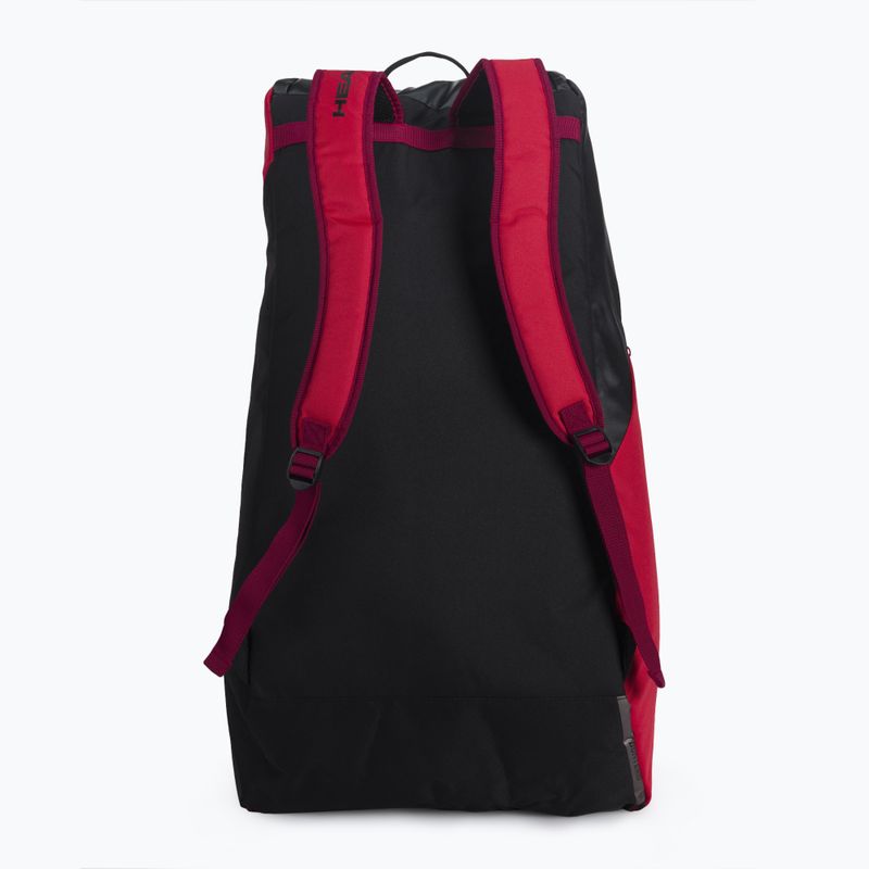 Borsa da tennis HEAD Tour Team 9R 75 l nero/rosso 4