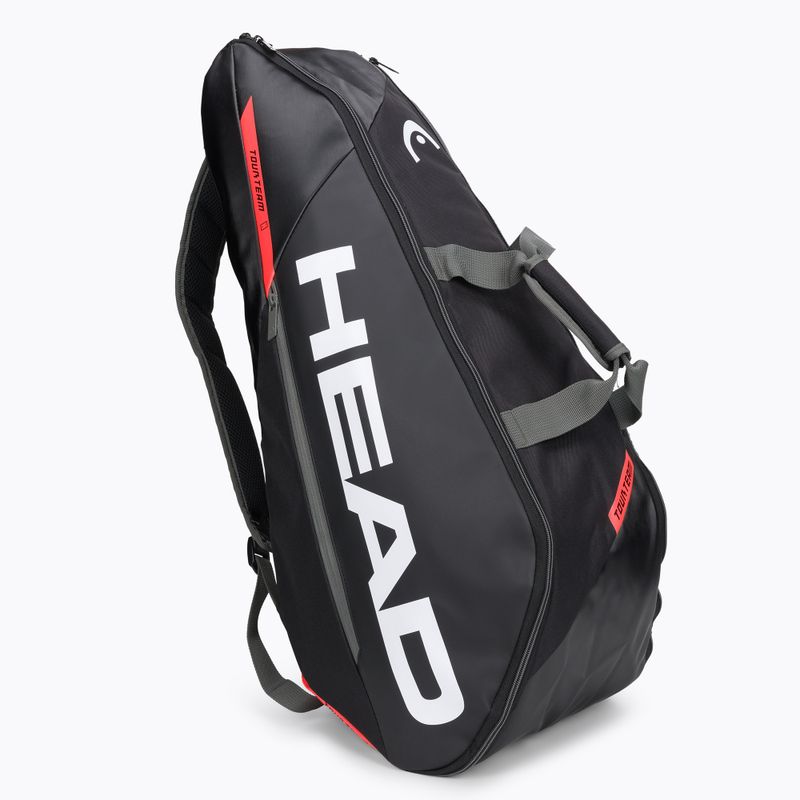 Borsa da tennis HEAD Tour Team 6R 53,5 l nero/arancio 2