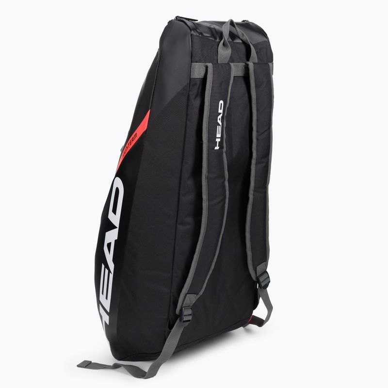 Borsa da tennis HEAD Tour Team 6R 53,5 l nero/arancio 4