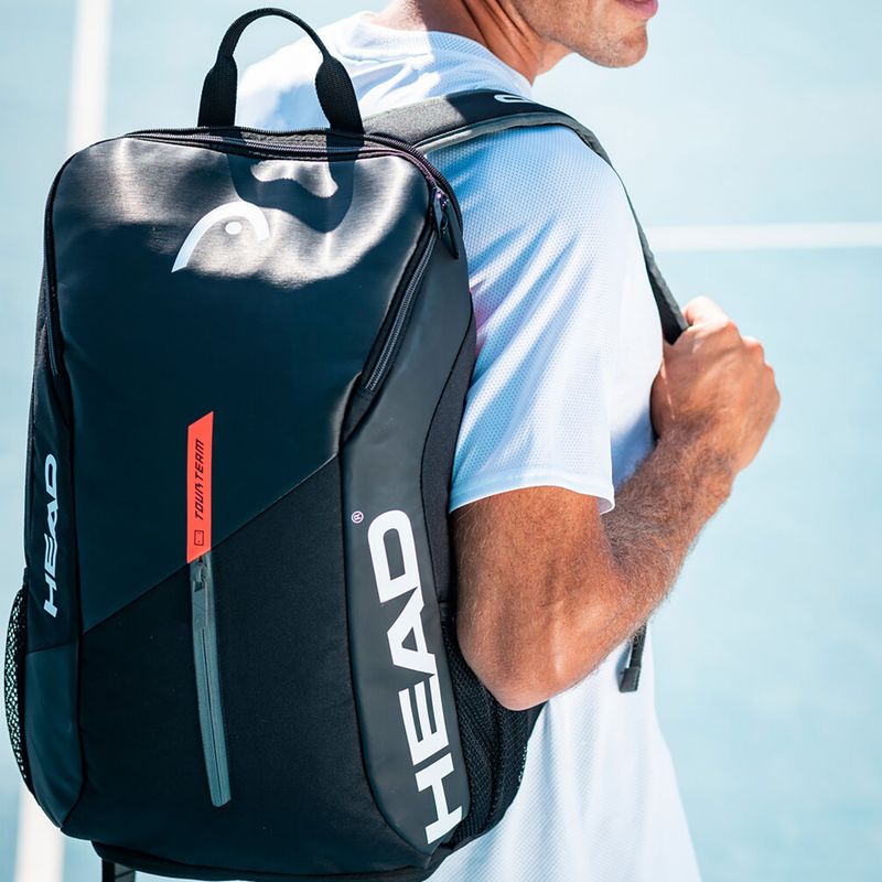 Zaino da tennis HEAD Tour Team 29 l nero/arancio 7