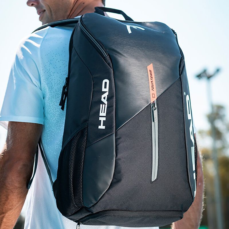 Zaino da tennis HEAD Tour Team 29 l nero/arancio 8