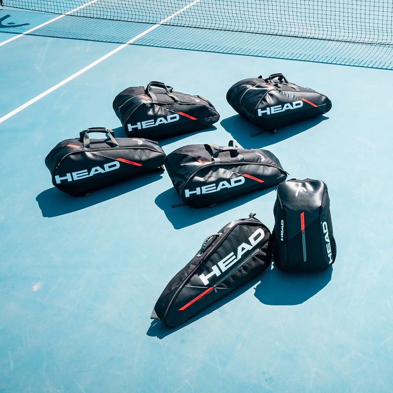 Zaino da tennis HEAD Tour Team 29 l nero/arancio 9