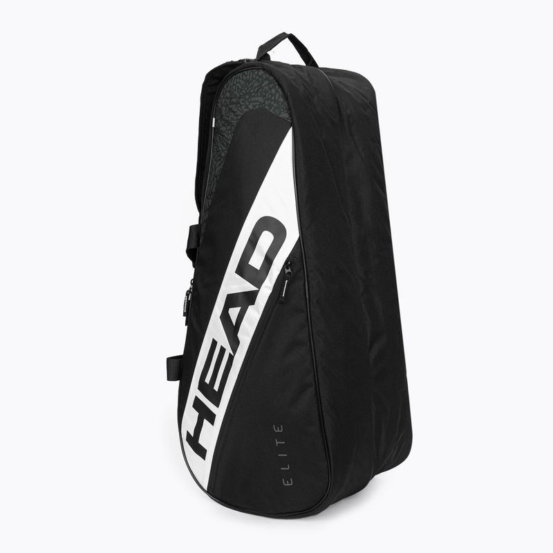 Borsa da tennis HEAD Elite 9R 58 l nero/bianco 2
