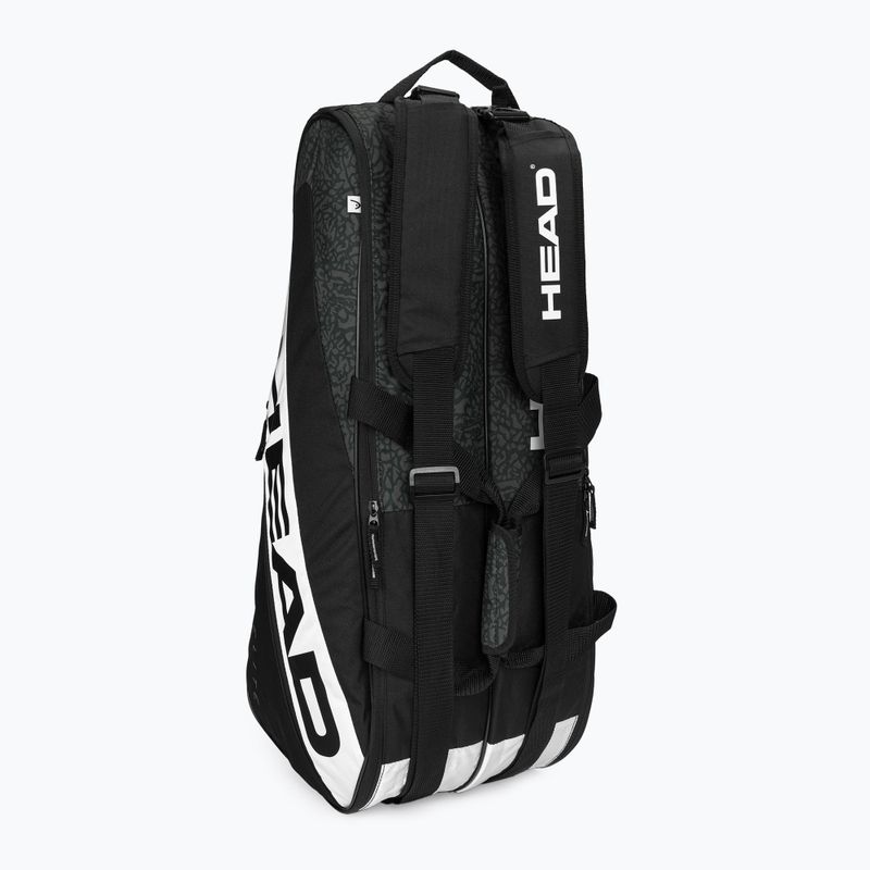 Borsa da tennis HEAD Elite 9R 58 l nero/bianco 4