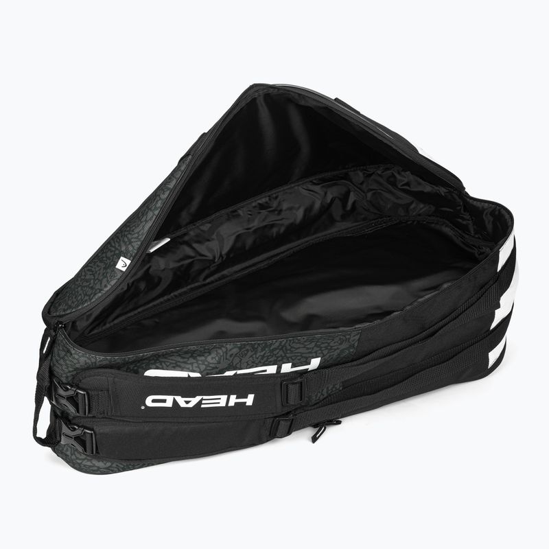 Borsa da tennis HEAD Elite 9R 58 l nero/bianco 6