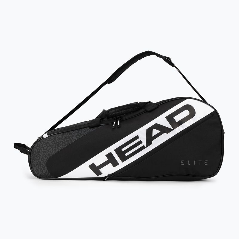 Borsa da tennis HEAD Elite 6R 41 l nero/bianco