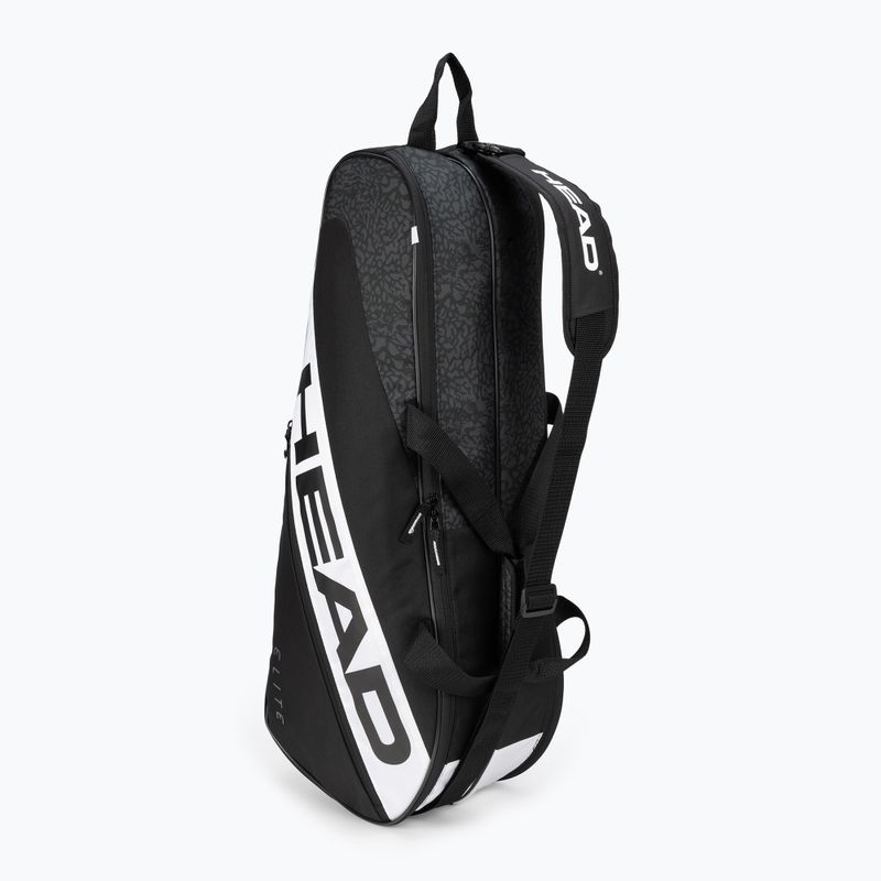Borsa da tennis HEAD Elite 6R 41 l nero/bianco 4