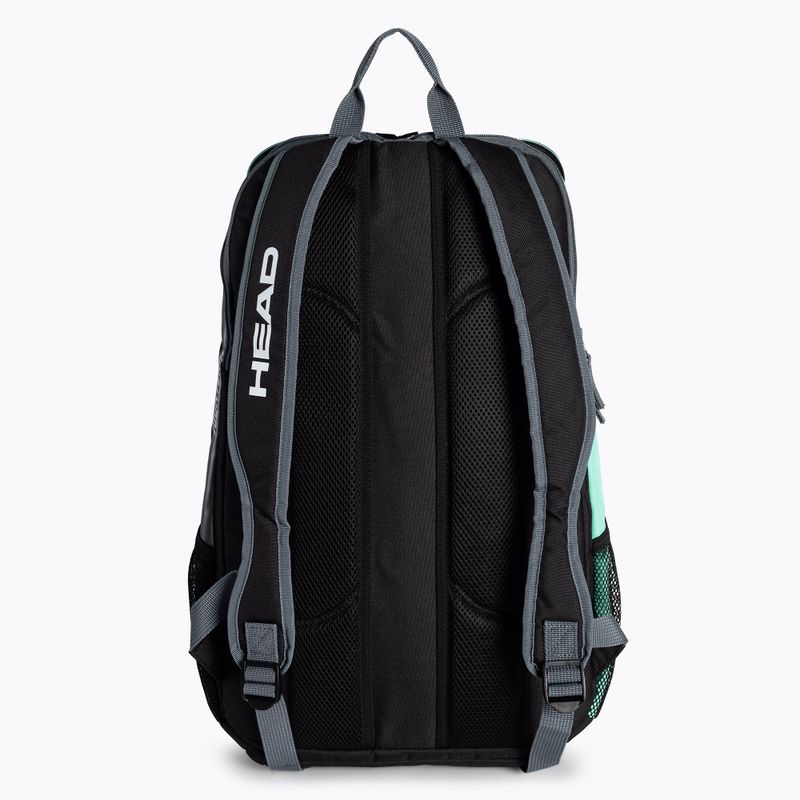 Zaino da tennis HEAD Tour Team 29 l nero/menta 2