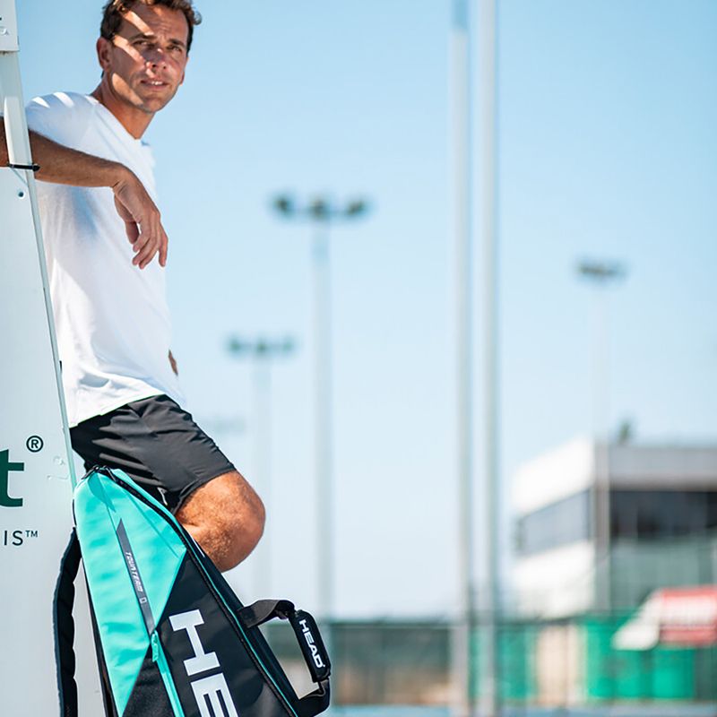 Borsa da tennis HEAD Tour Team 6R 53,5 l nero/menta 8