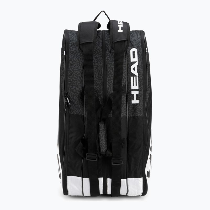 Borsa da tennis HEAD Elite 12R 76 l nero/bianco 5