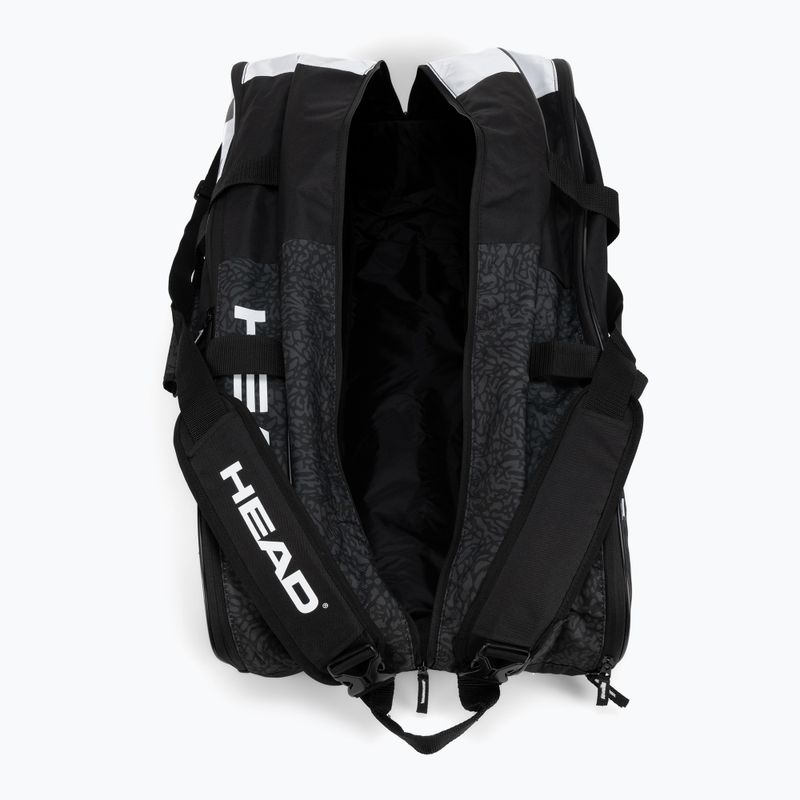 Borsa da tennis HEAD Elite 12R 76 l nero/bianco 6