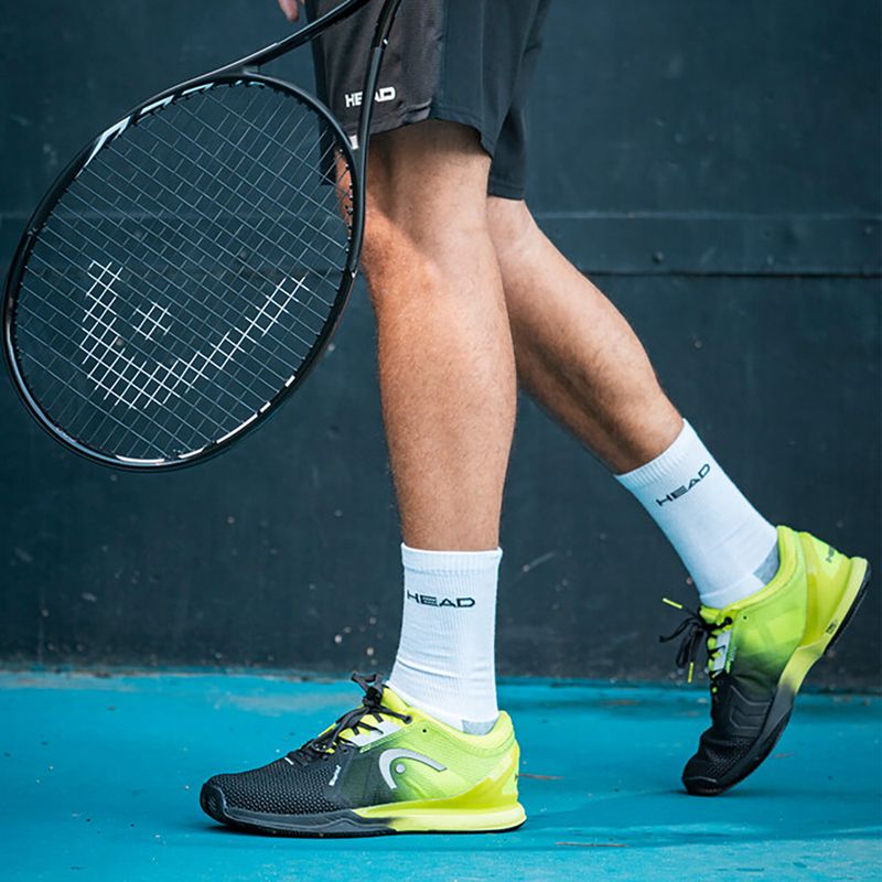 Scarpe da tennis da uomo HEAD Sprint Pro 3.0 Sf Clay nero/lime 11