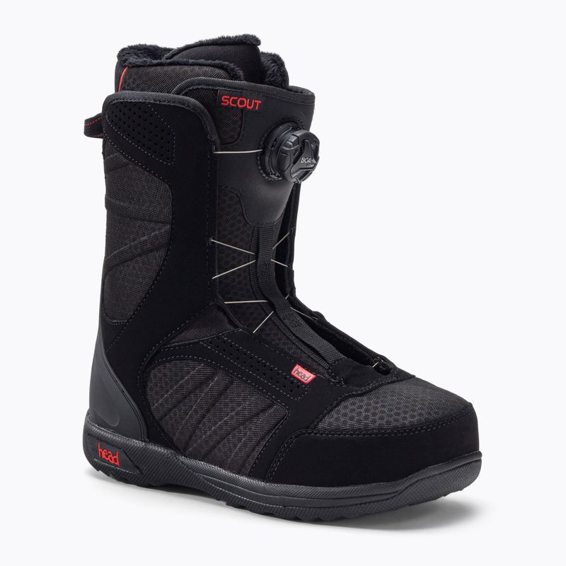 Scarponi da snowboard HEAD Scout LYT Boa Coiler nero