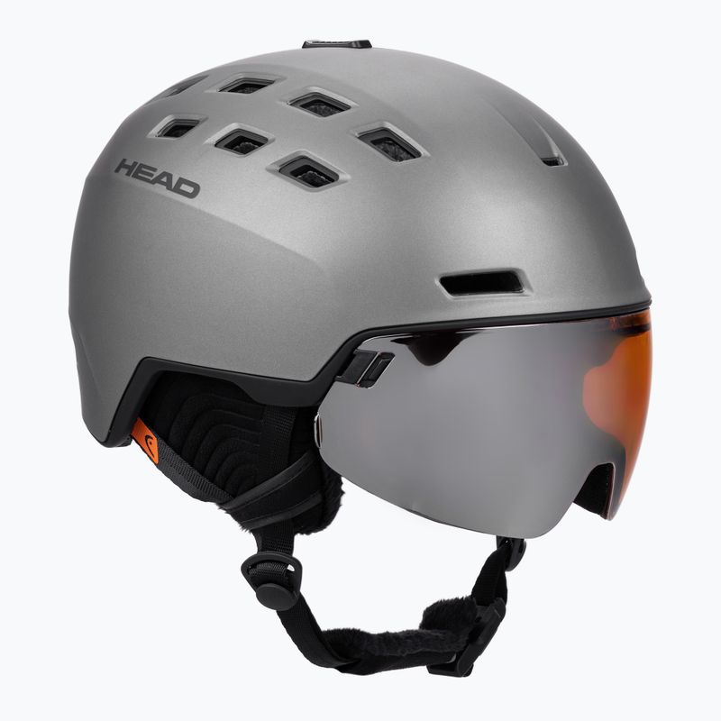 Casco da sci da uomo HEAD Radar nero grafite
