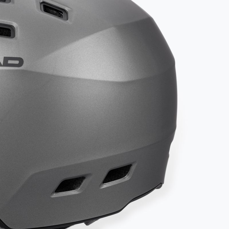 Casco da sci da uomo HEAD Radar nero grafite 7