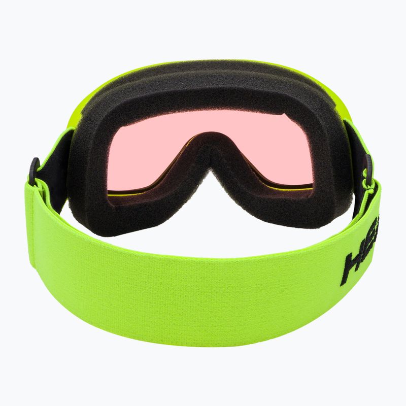 Occhiali da sci HEAD Ninja per bambini rosso/giallo 3