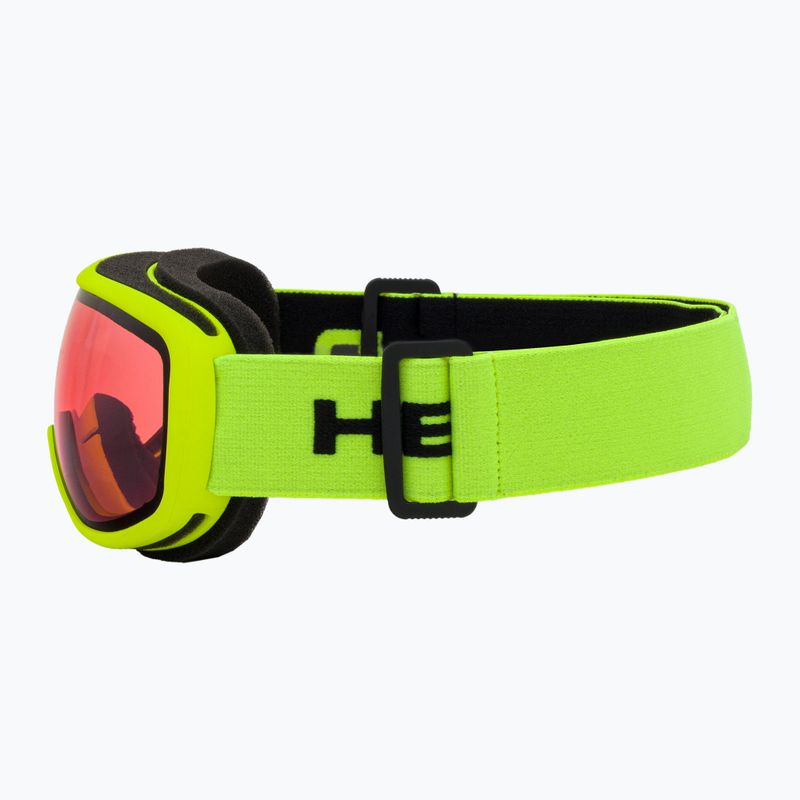 Occhiali da sci HEAD Ninja per bambini rosso/giallo 4
