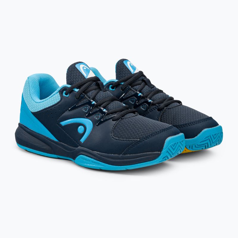 Scarpe da squash HEAD Grid 3.5 blu scuro/aqua 4