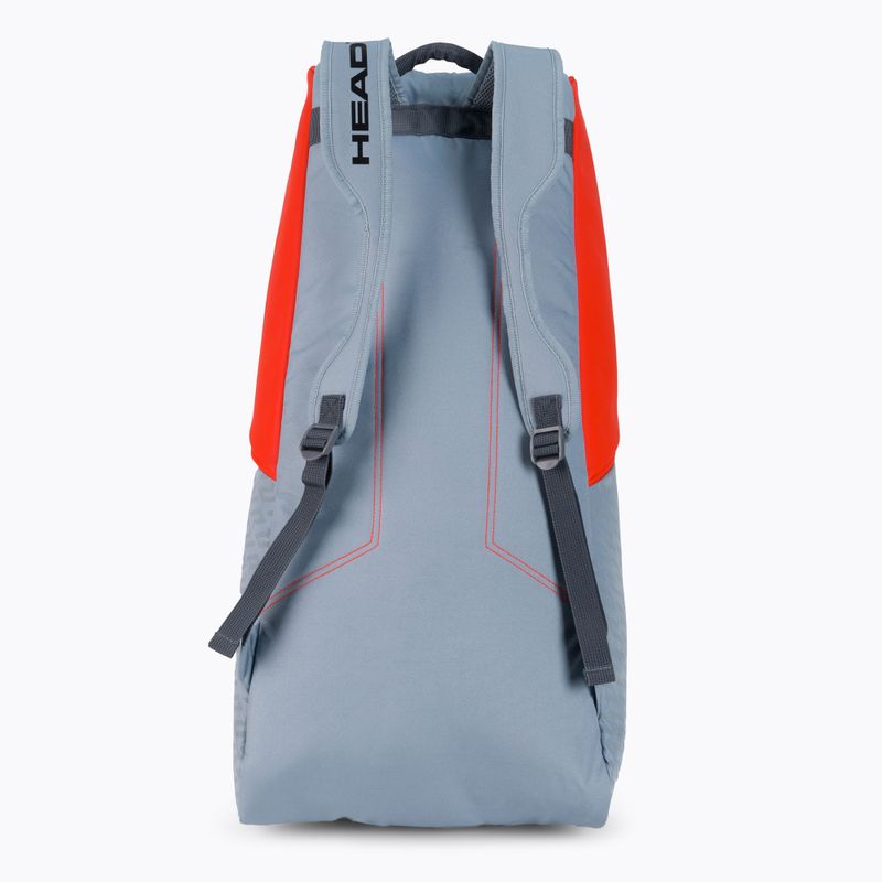Borsa da tennis HEAD Radical 9R Supercombi 64 l grigio/arancio 4