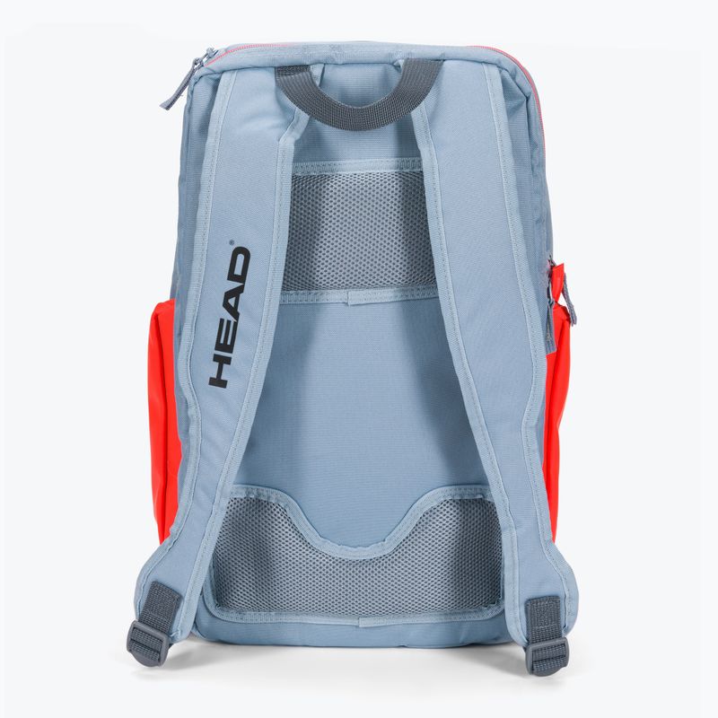 Zaino da tennis HEAD Rebel 25 l grigio/arancio 3