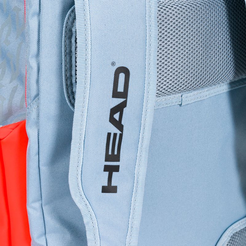 Zaino da tennis HEAD Rebel 25 l grigio/arancio 5